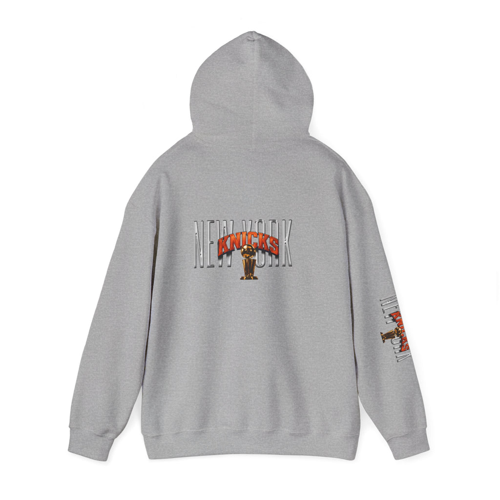 NY-K Retro Player Collage Hoodie — Basketball Fan Sweatshirt