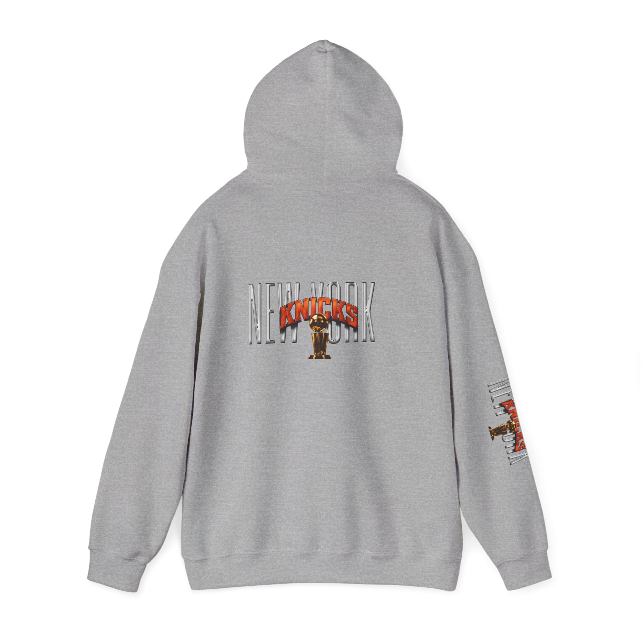 NY-K Retro Player Collage Hoodie — Basketball Fan Sweatshirt