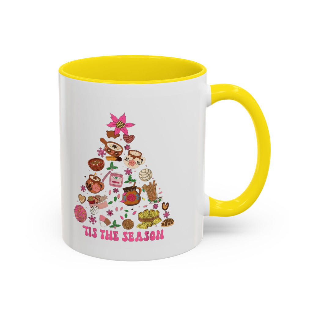 Coffee Mug - 'Tis the Season' Holiday Cookie Tree Accent Mug (11/15oz)