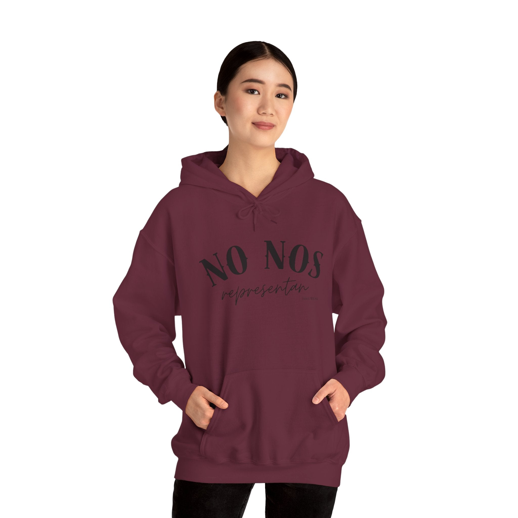 Puerto Rican Pride Hoodie  “No Nos representan” Front & Puñeta Flag Back