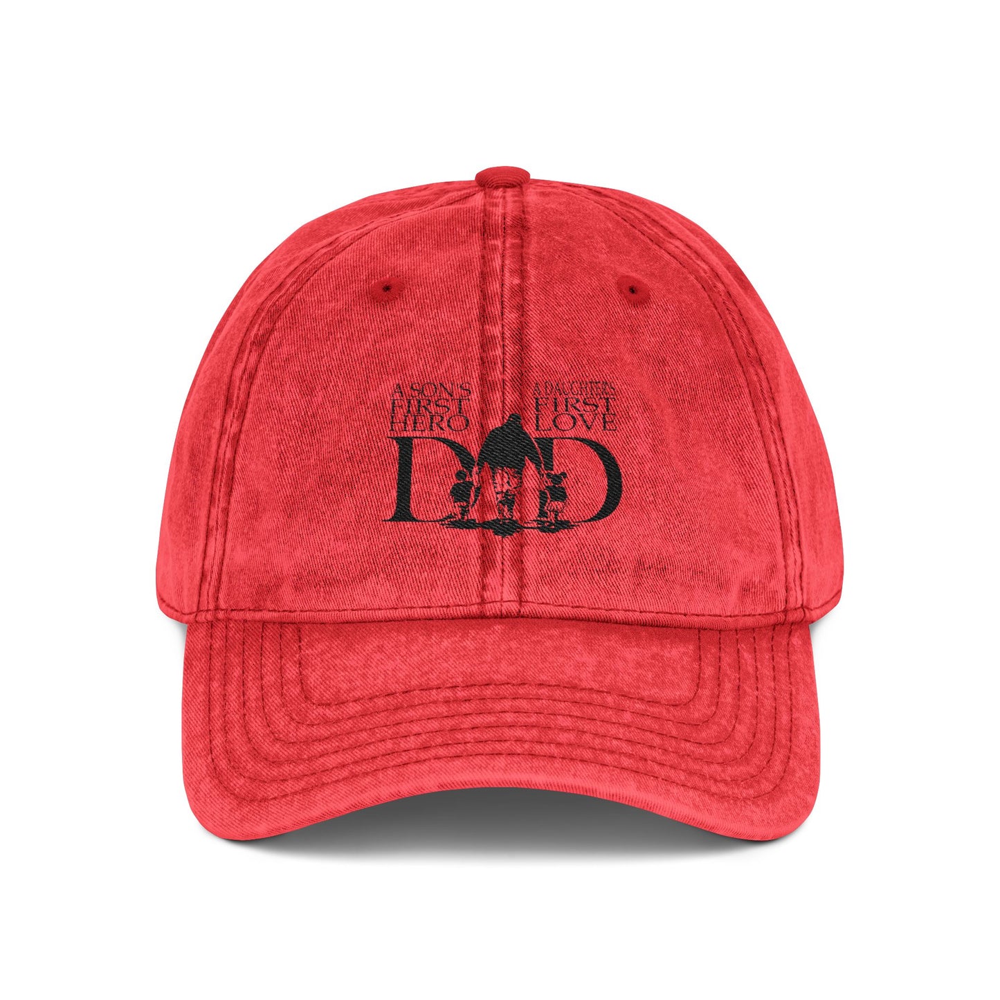Man wearing distressed vintage dad cap
Close-up of antique buckle on cotton hat
Gift-ready dad hat on rustic table
Casual outfit with classic washed dad cap
Father’s Day gift unisex hat