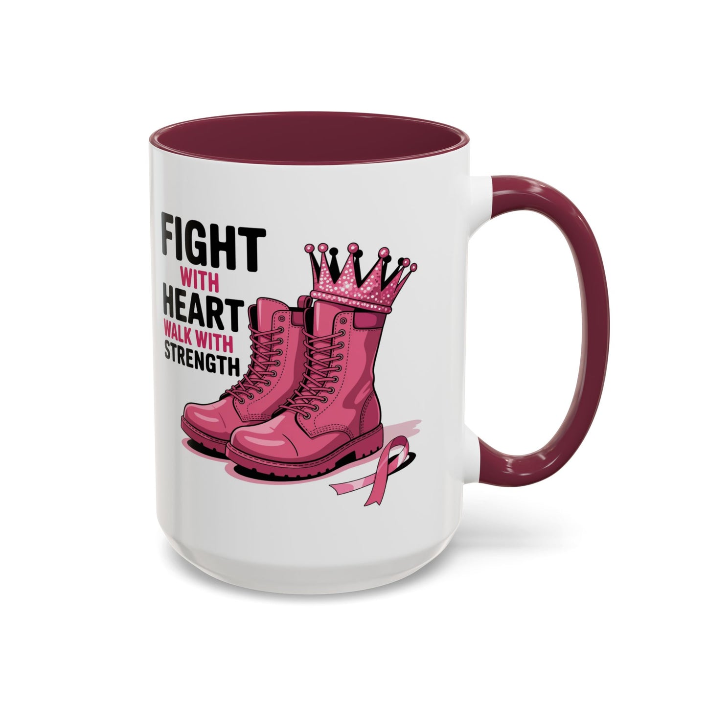 You Beat It! Cancer Survivor Mug | Motivational Gift for Her or Him | Warrior Mug