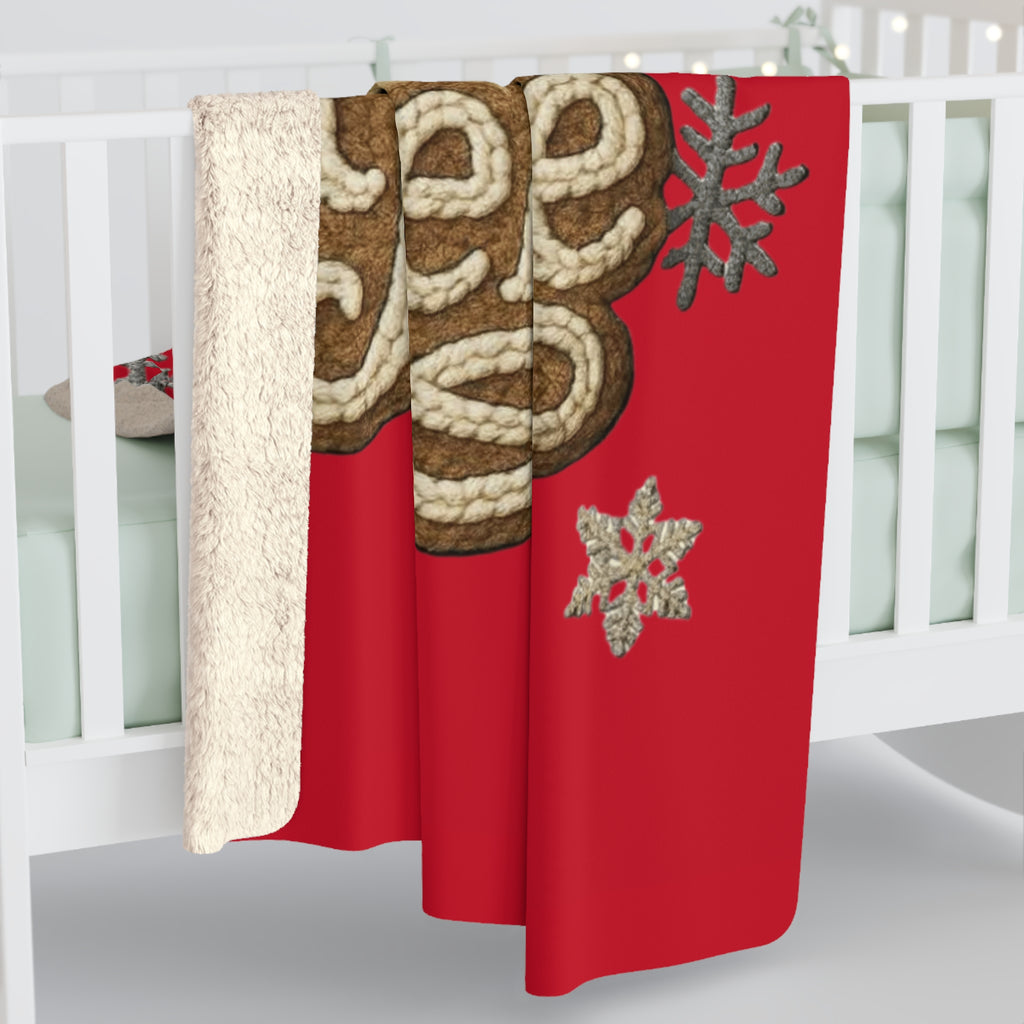 Santa’s Little Snuggle Blanket Believe Santa Sherpa Blanket