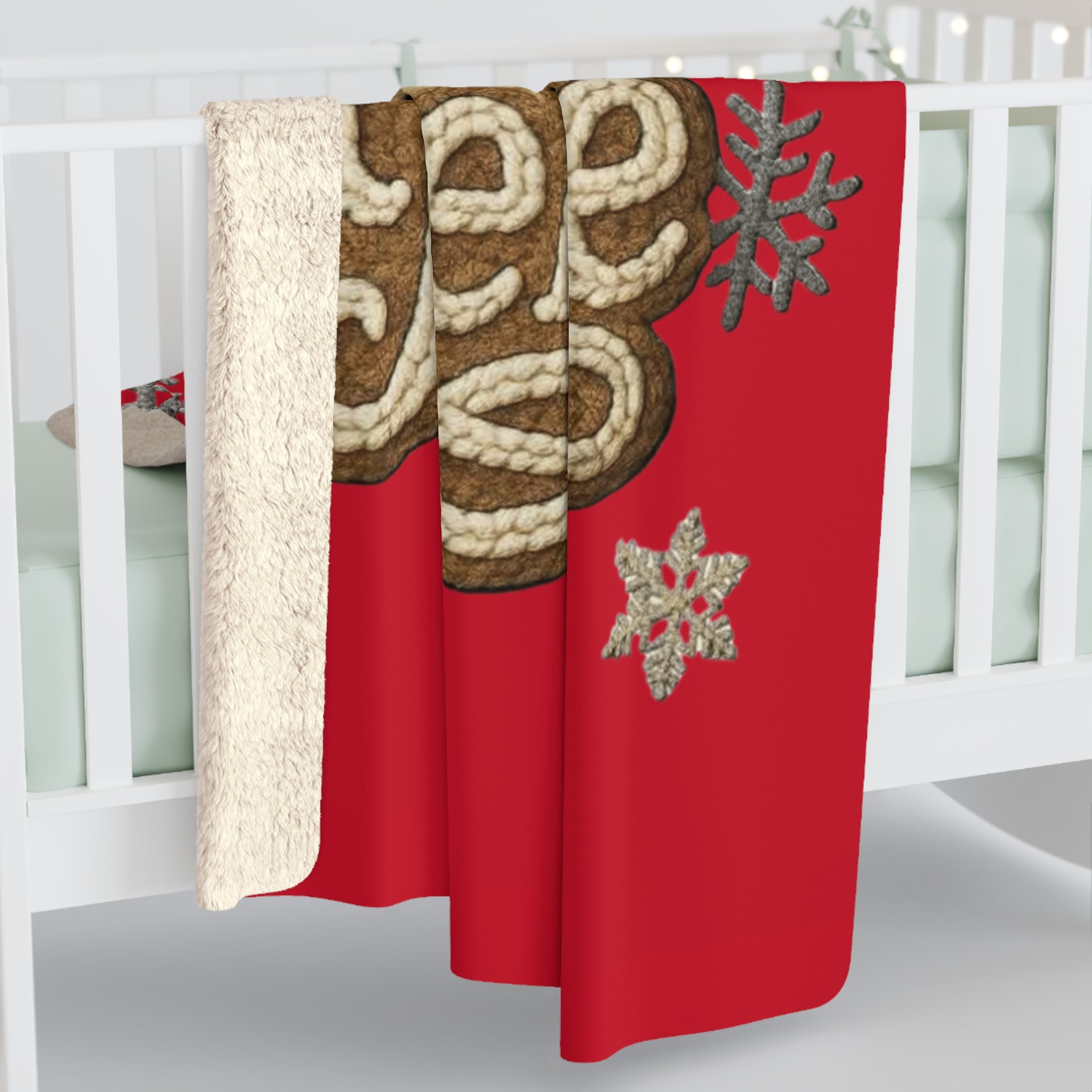 Santa’s Little Snuggle Blanket Believe Santa Sherpa Blanket