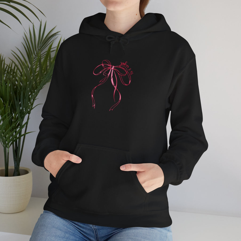 You Are So Loved Hoodie Heart Full” Heart Ribbon Comfort Sweatshirt