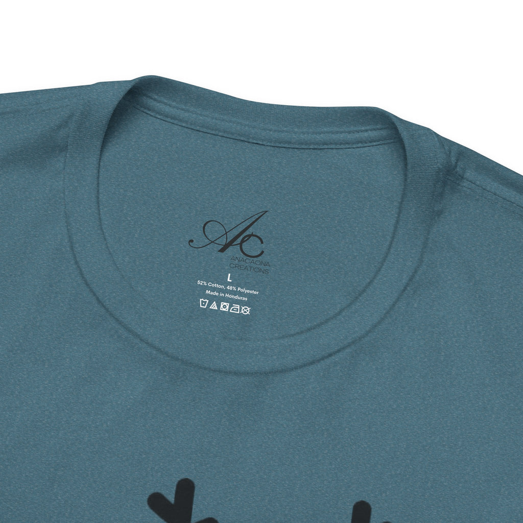 Christmas Reindeer Graphic Tee - Unisex Jersey Short Sleeve Shirt