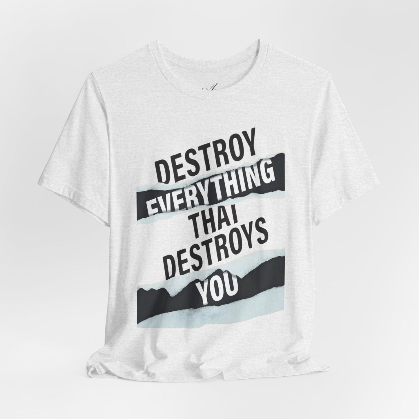 Destroy Everything That Destroys You T-Shirt  Bold Typographic Graphic Tee