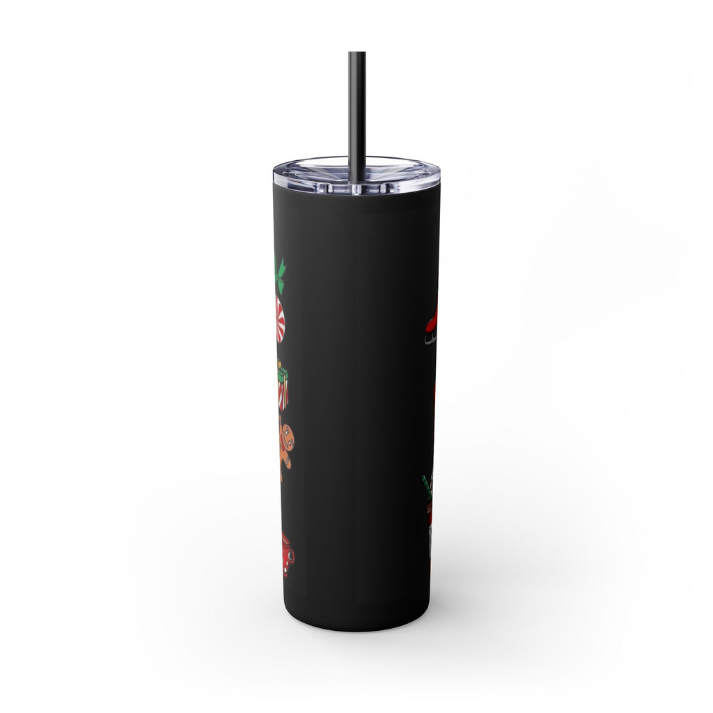 Emergency Department Nurse Christmas Skinny Tumbler - 20oz Holiday Medical Travel Cup with Straw Medical Christmas Mug