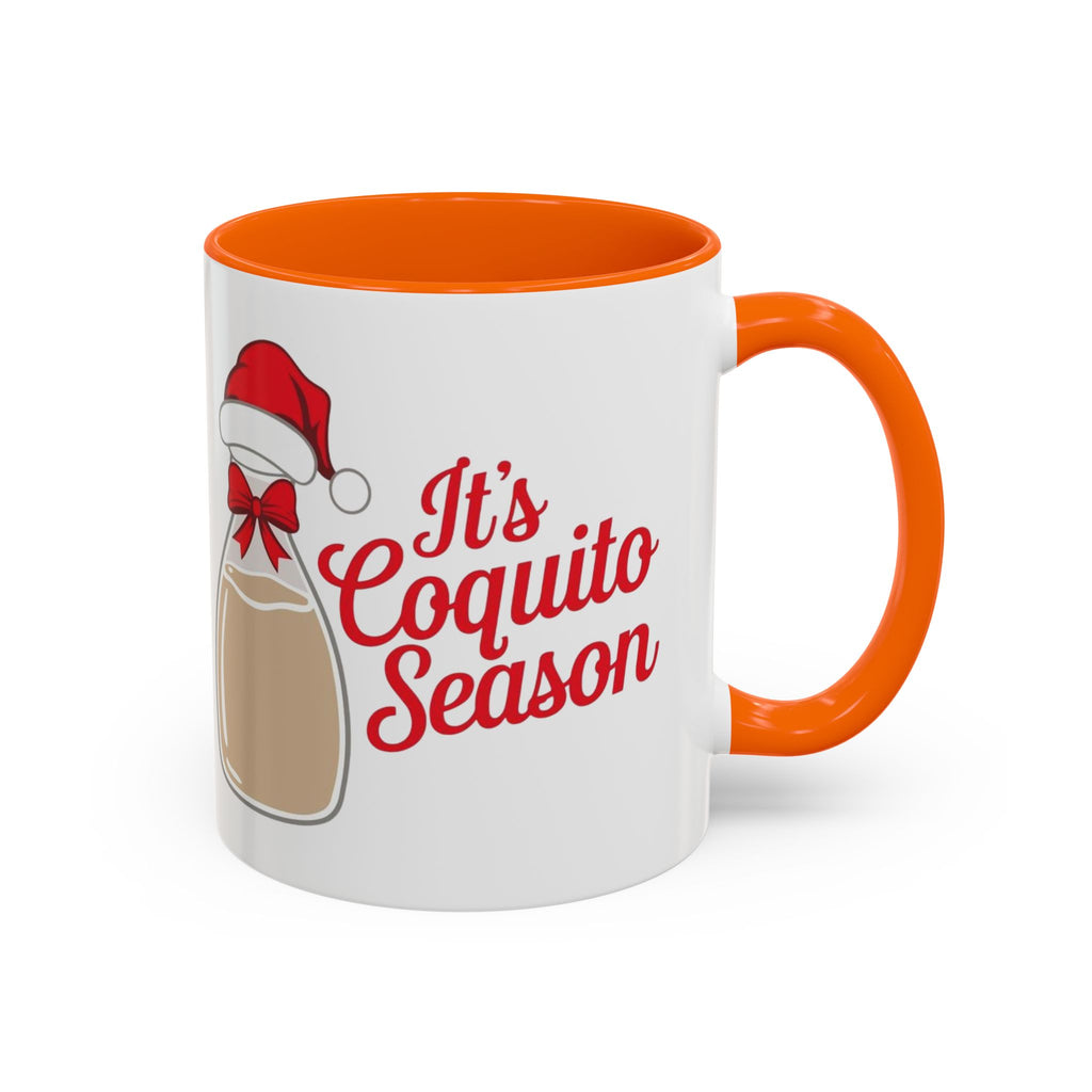 Herencia de Puerto Rico Mug Coquito Season Accent Mug Festive Holiday Coffee Cup