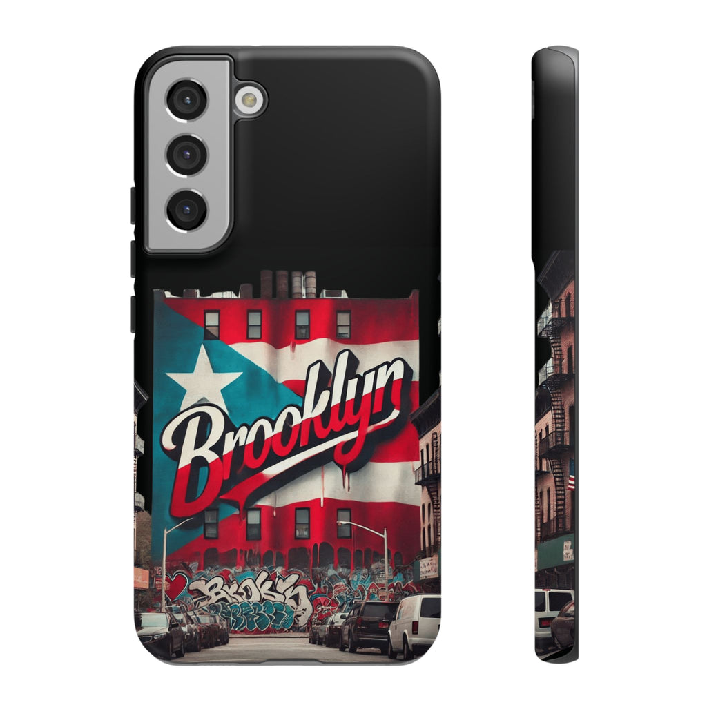 Brooklyn Street Art Phone Case  Urban Graffiti Protective Cover