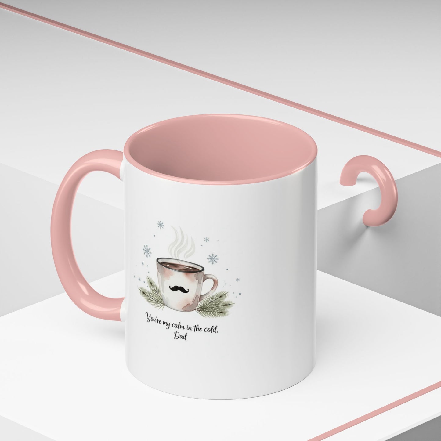 Holiday Coffee Cups with Festive Quotes & Designs Personalized Dad Coffee Mug You're my reason in the world