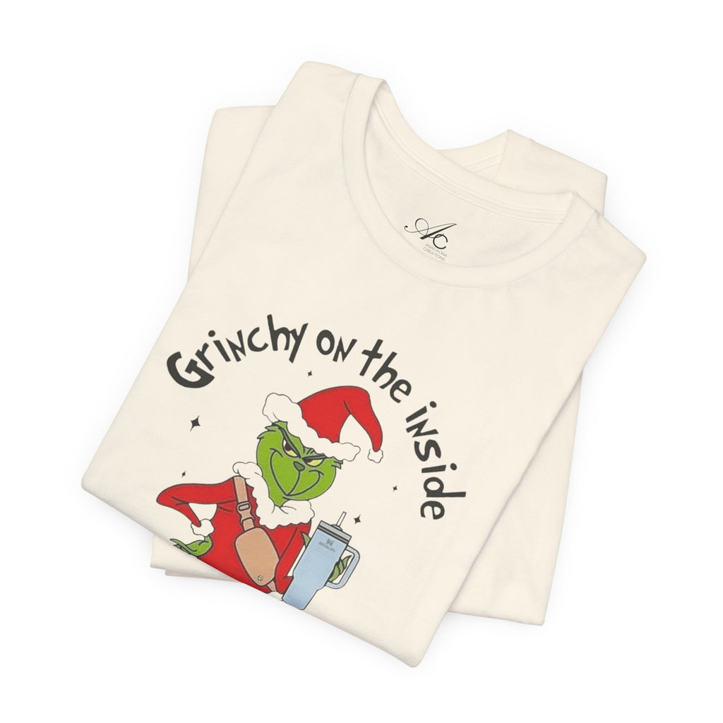 Grinch-Inspired Holiday Tee: 'Grinchy on the Inside, Boogie on the Outside'