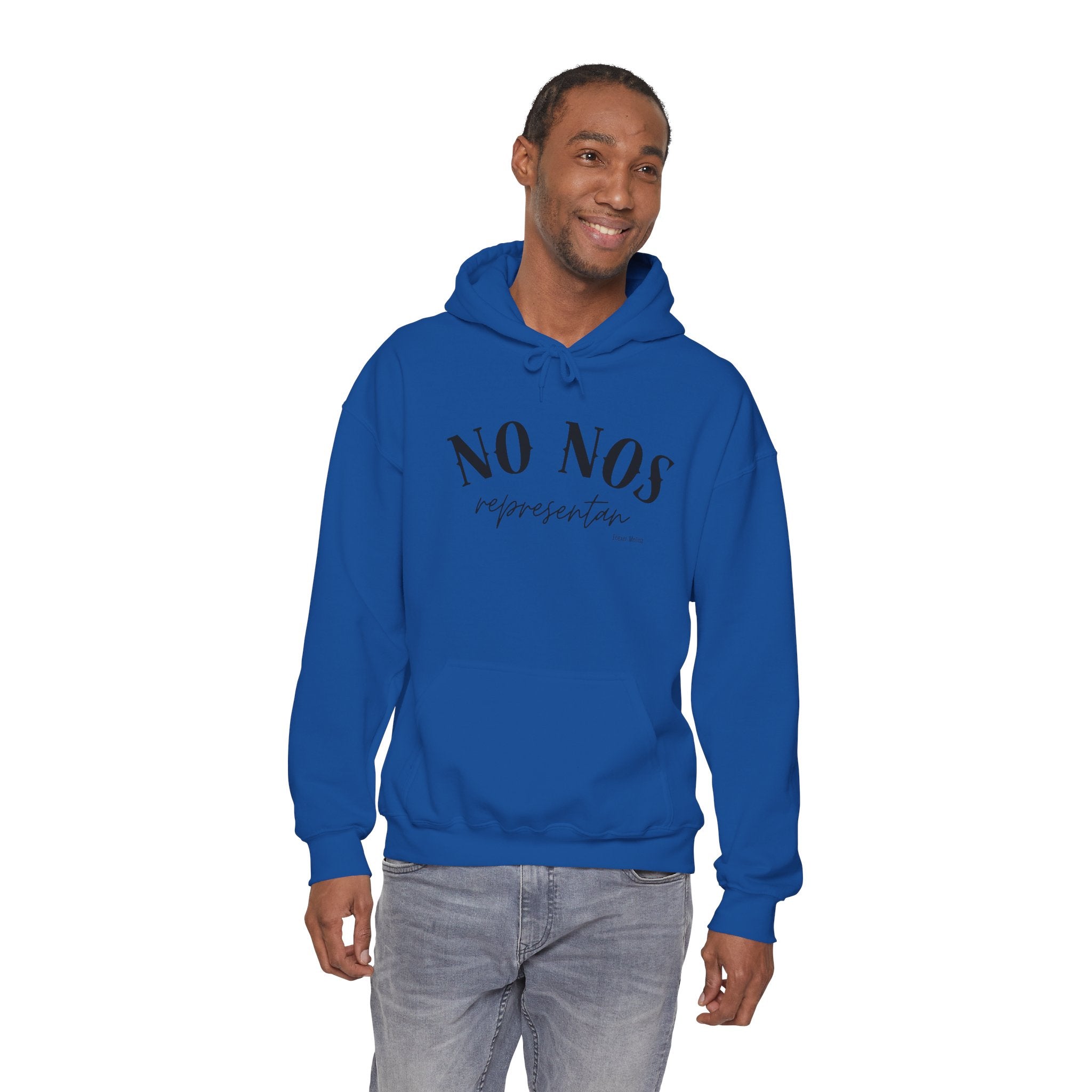 Puerto Rican Pride Hoodie  “No Nos representan” Front & Puñeta Flag Back