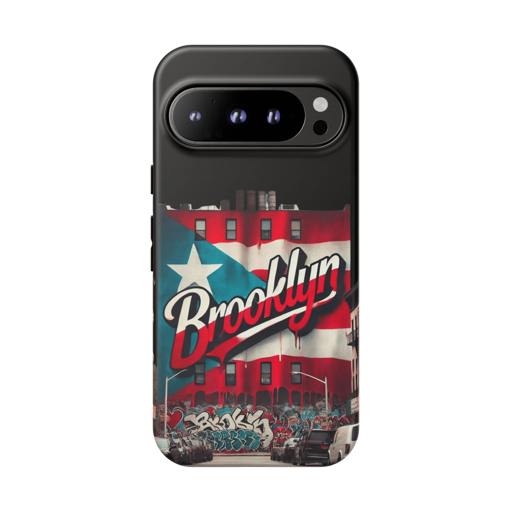 Brooklyn Street Art Phone Case  Urban Graffiti Protective Cover