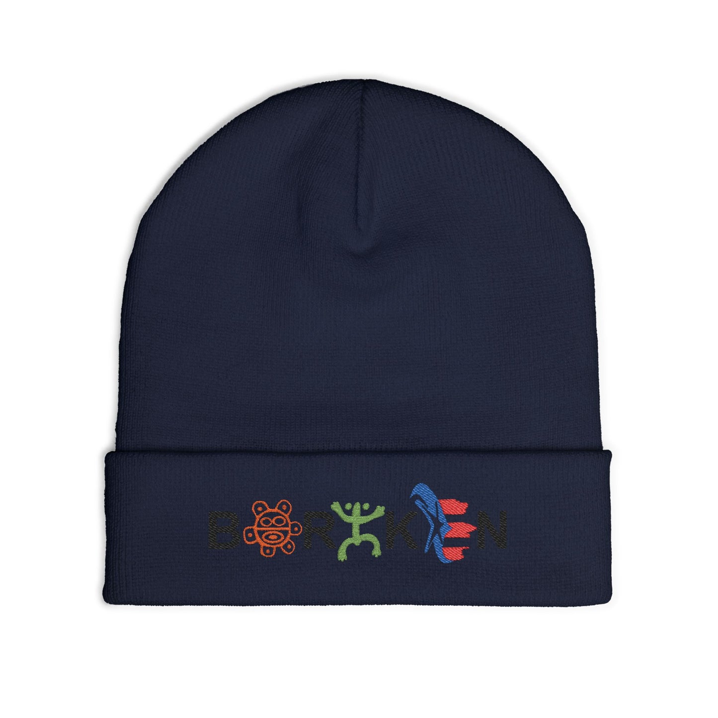 Boricua Winter Beanie – Puerto Rico Pride Knit Hat — Colorful Borough Icon Letters