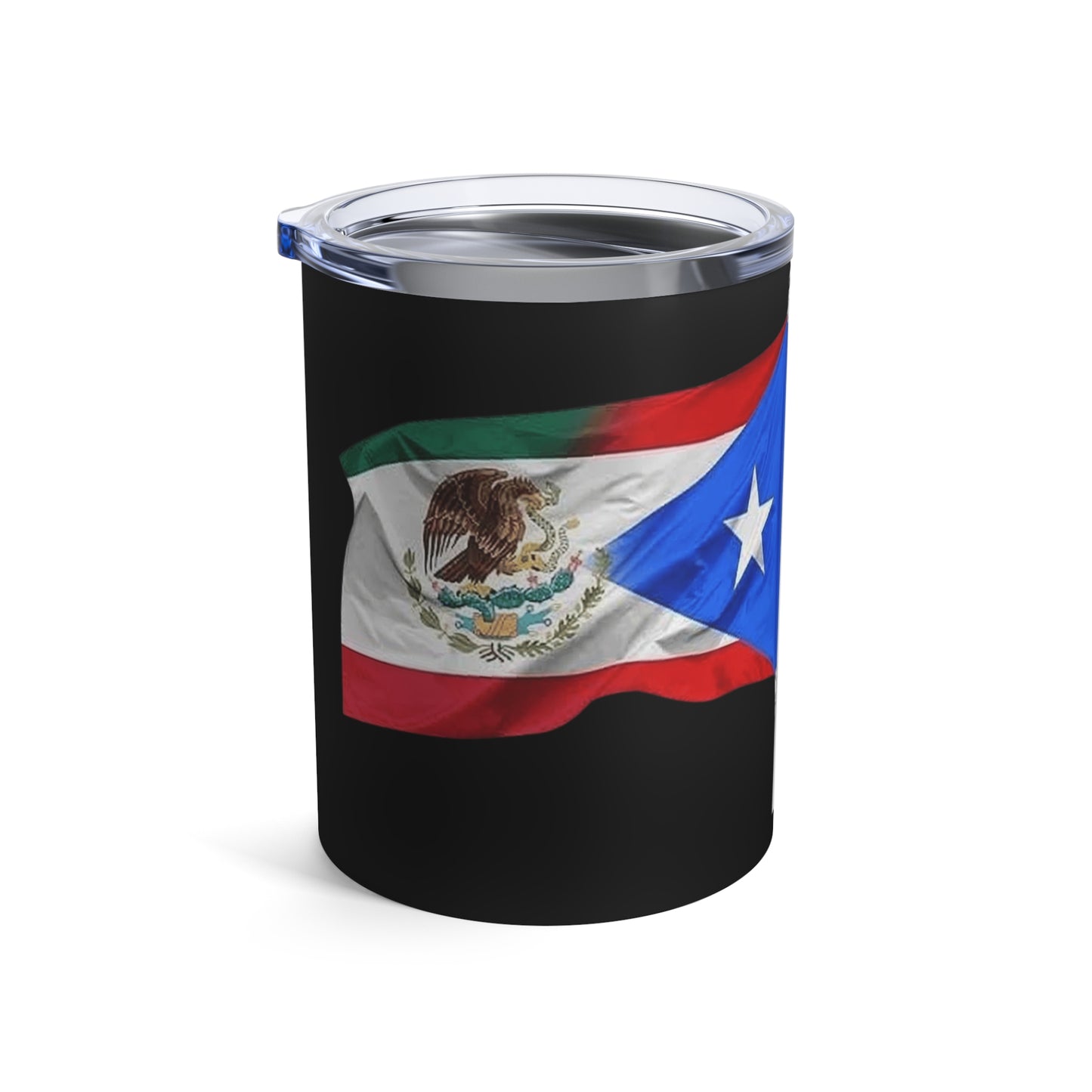 Patriotic 10oz Tumbler | Mexican & Puertorican  Ideal for National Holidays, Unique Gift, Travel, Outdoor Activities
