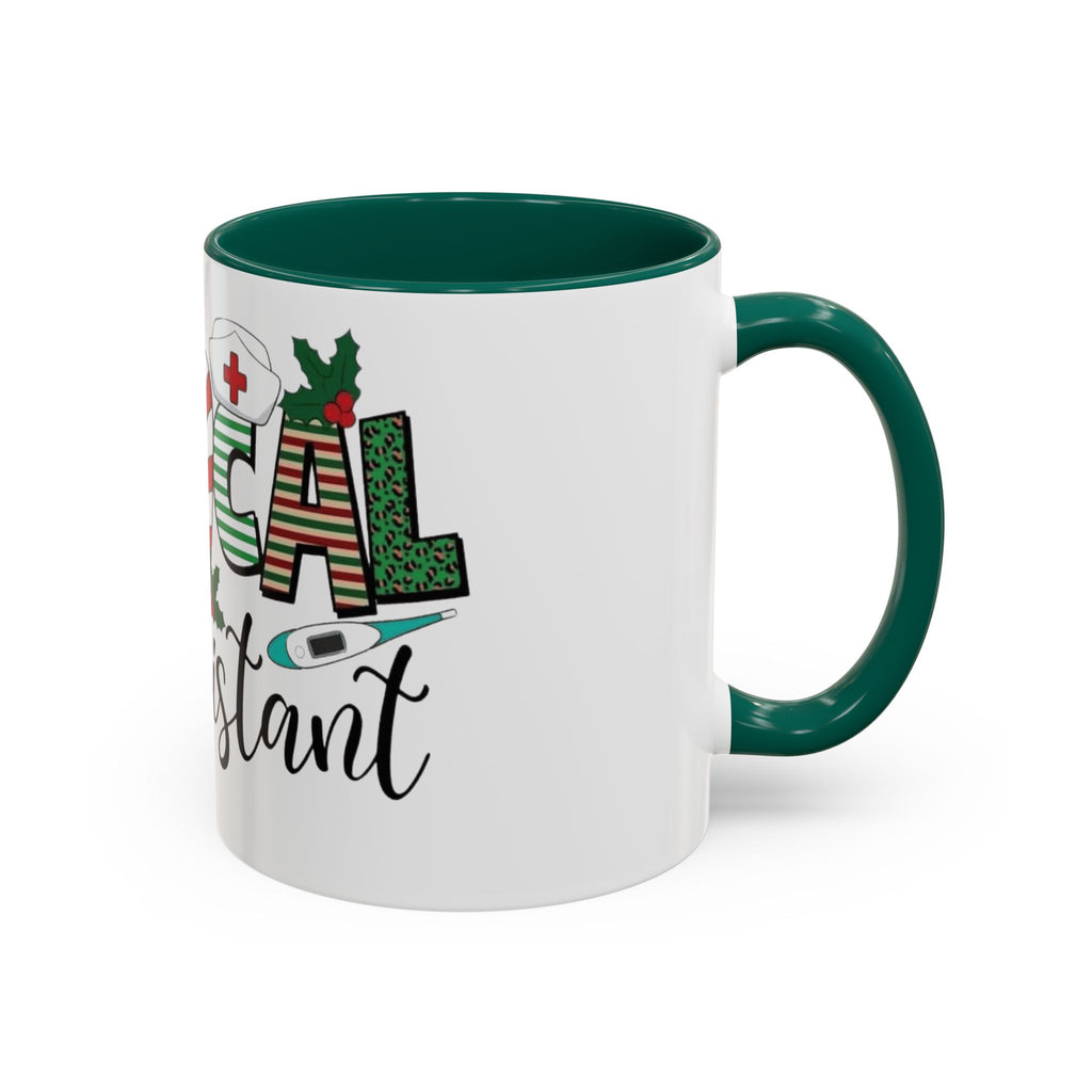 Medical Assistant Christmas Mug — Festive Colorful 11oz/15oz Coffee Cup Medical Christmas Mug