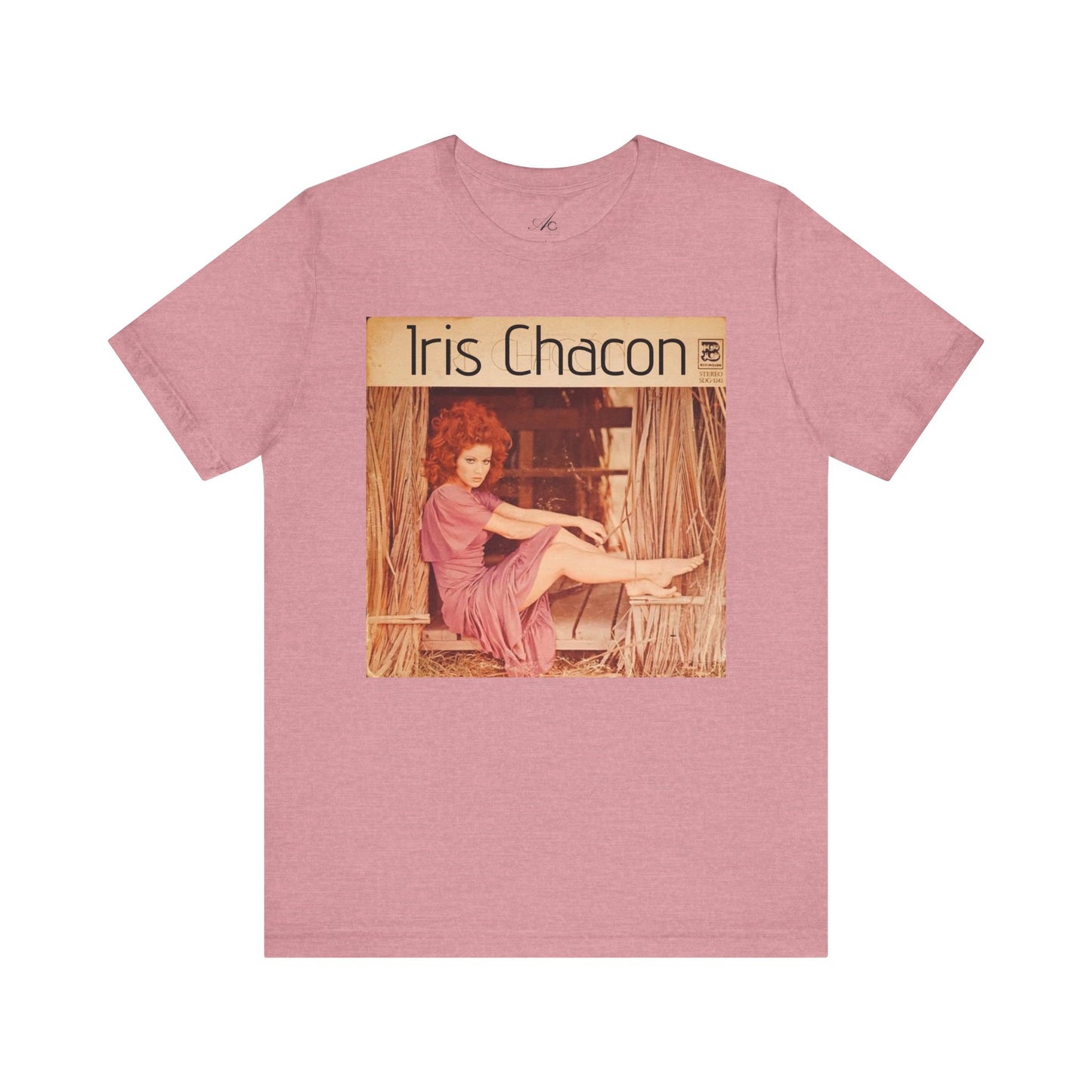 Retro Iris Chacon Unisex Tee, Vintage Music Shirt, Bohemian T-Shirt, Gift for Her, 90s Style Top