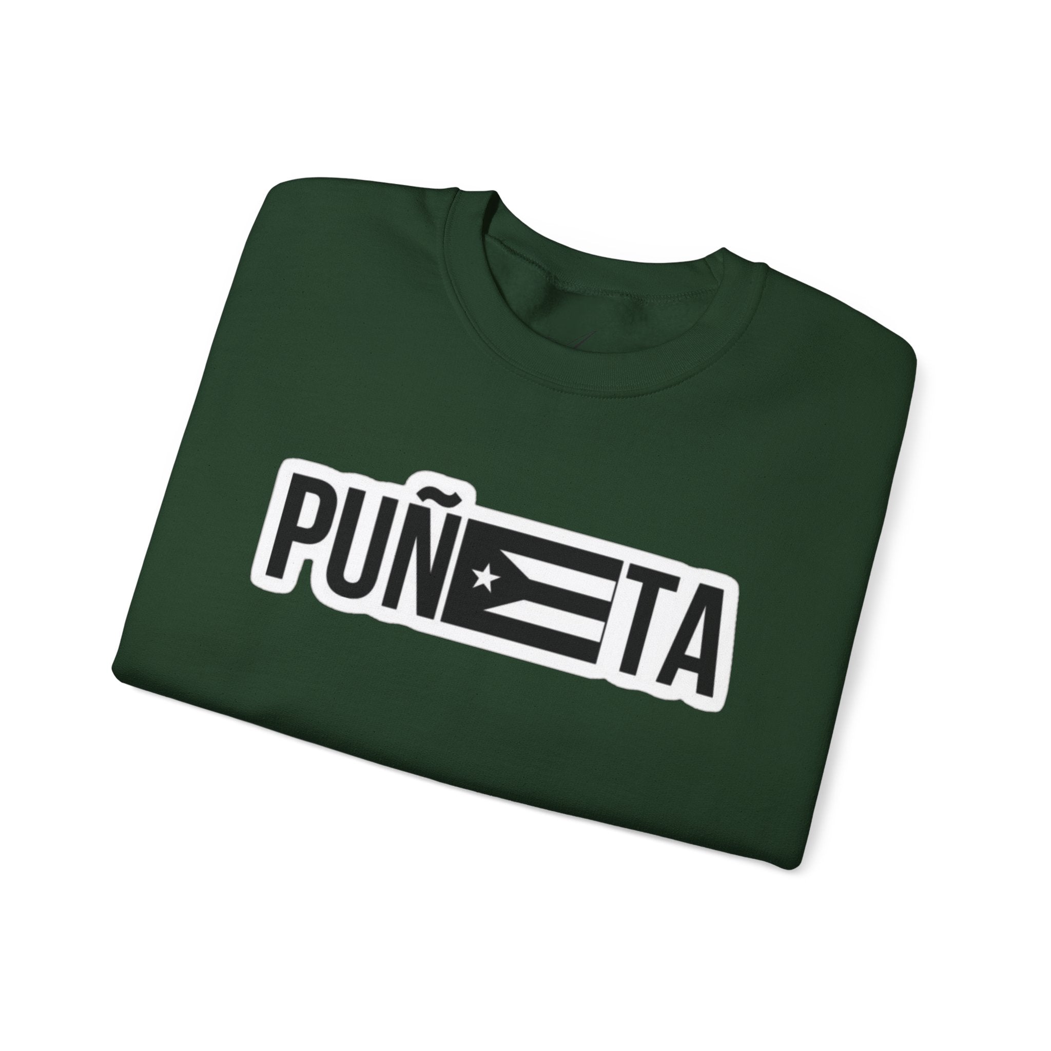 Puñeta Sweatshirt  Puerto Rican Flag Graphic Crewneck