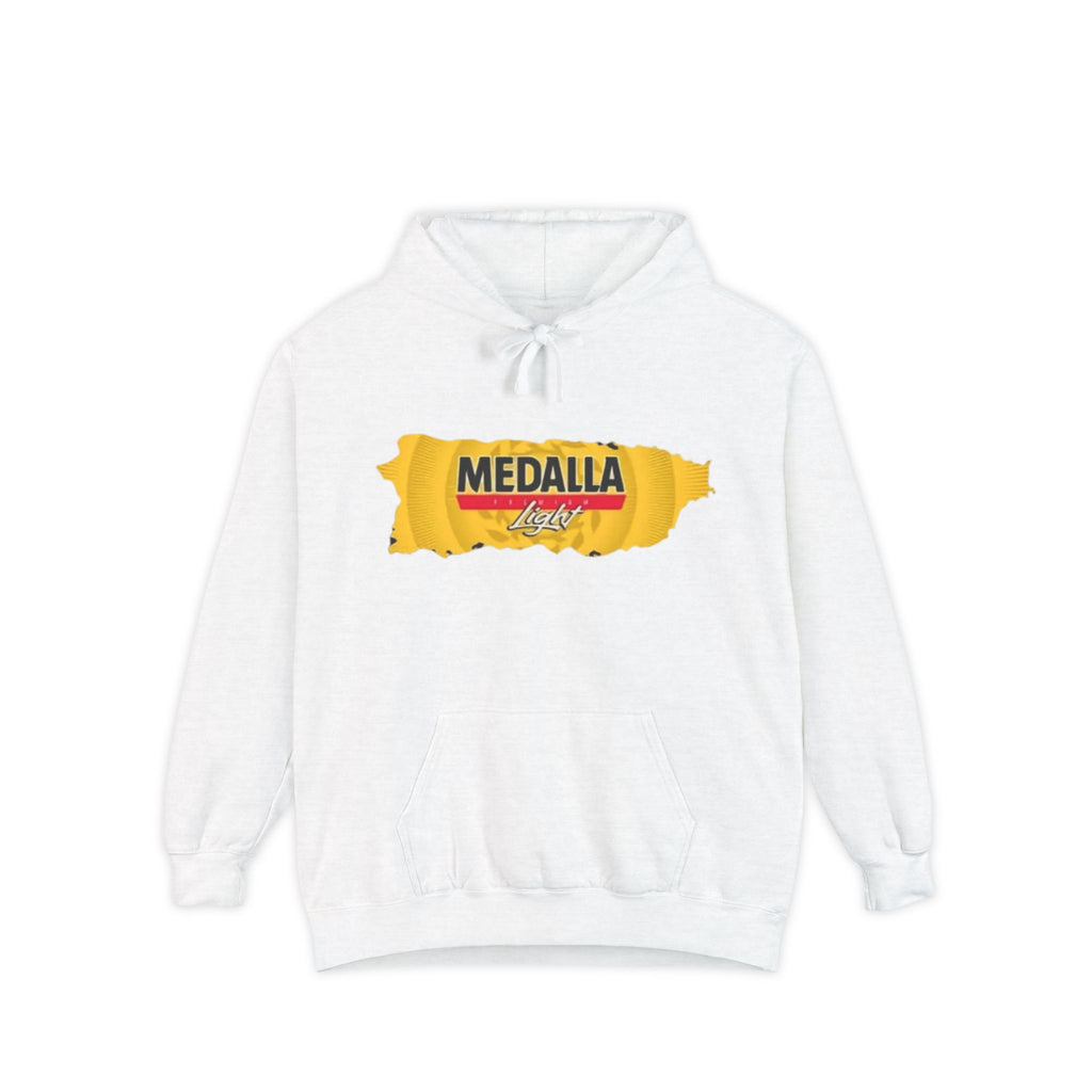 Medalla Light Logo Hoodie Vintage Beer Brand Pullover Puerto Rico Navidade