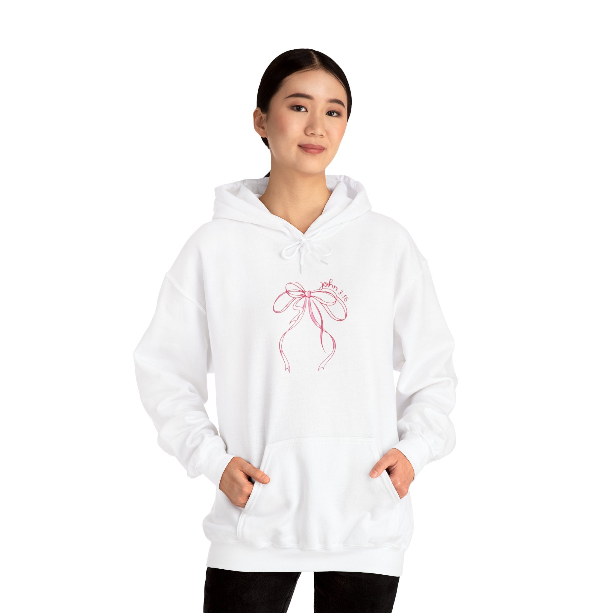 You Are So Loved Hoodie Heart Full” Heart Ribbon Comfort Sweatshirt