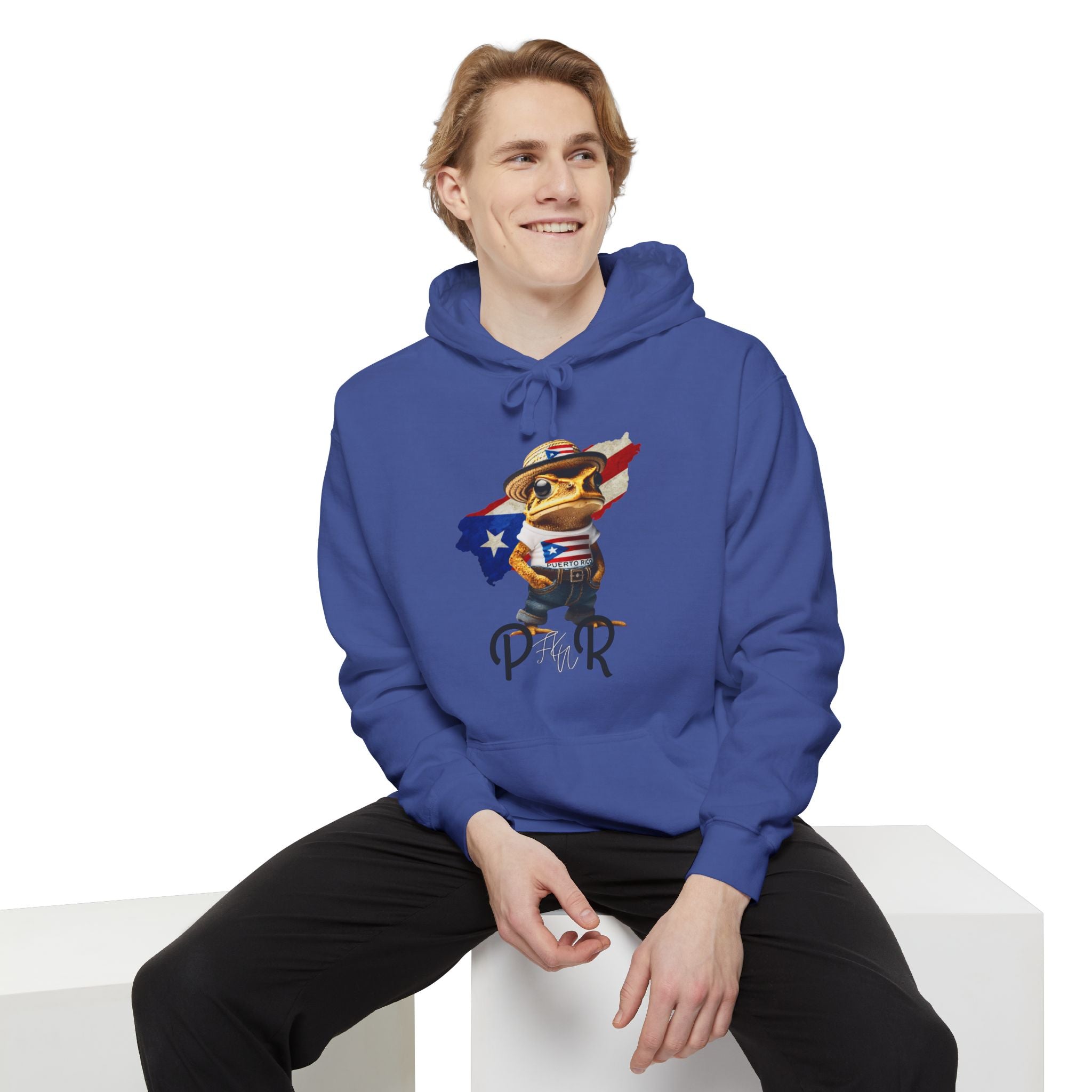 Camiseta y Sudadera Unisex con Bordado – Diseño de Puerto Rico Puerto Rico Embroidered T-Shirt & Unisex Crewneck Sweatshirt