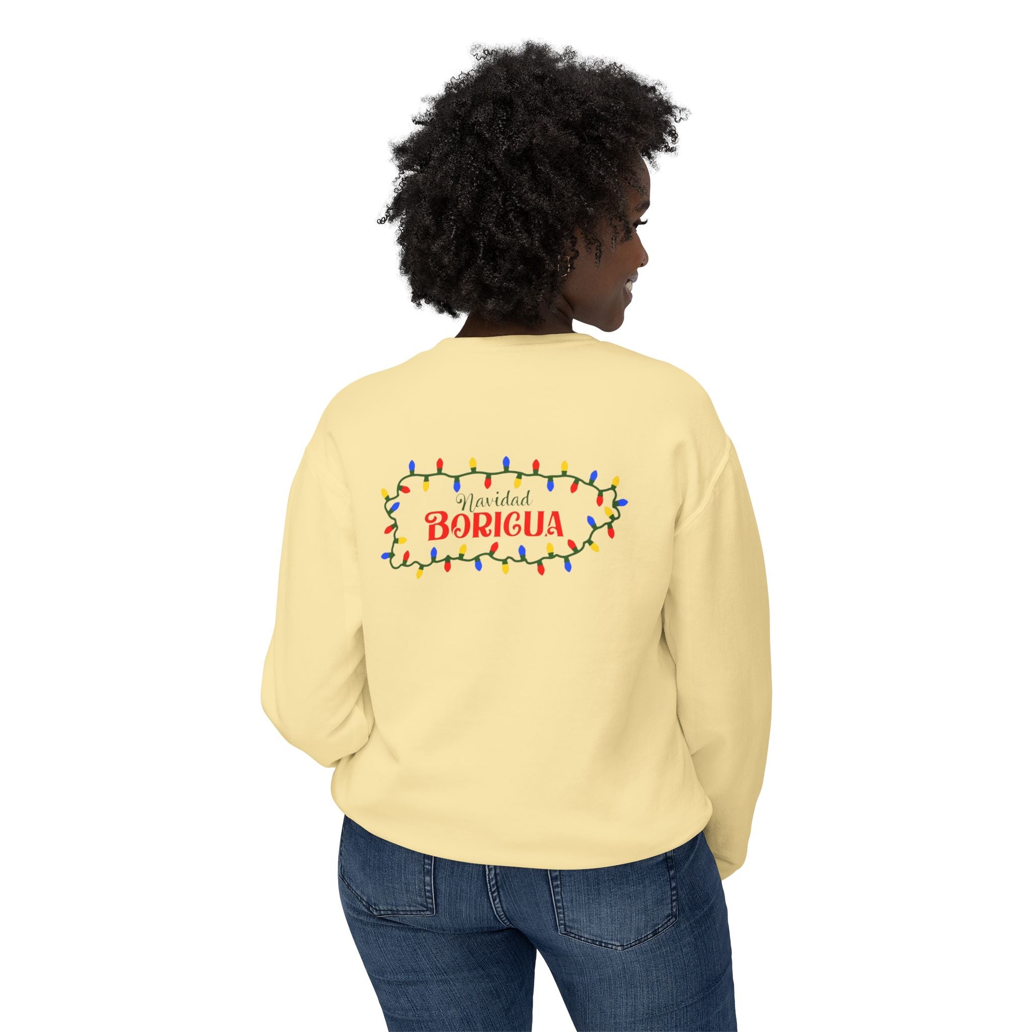 Medalla Light Puerto Rican Holiday Sweatshirt  Navidad Boricua Crewneck Puerto Rico Navidade