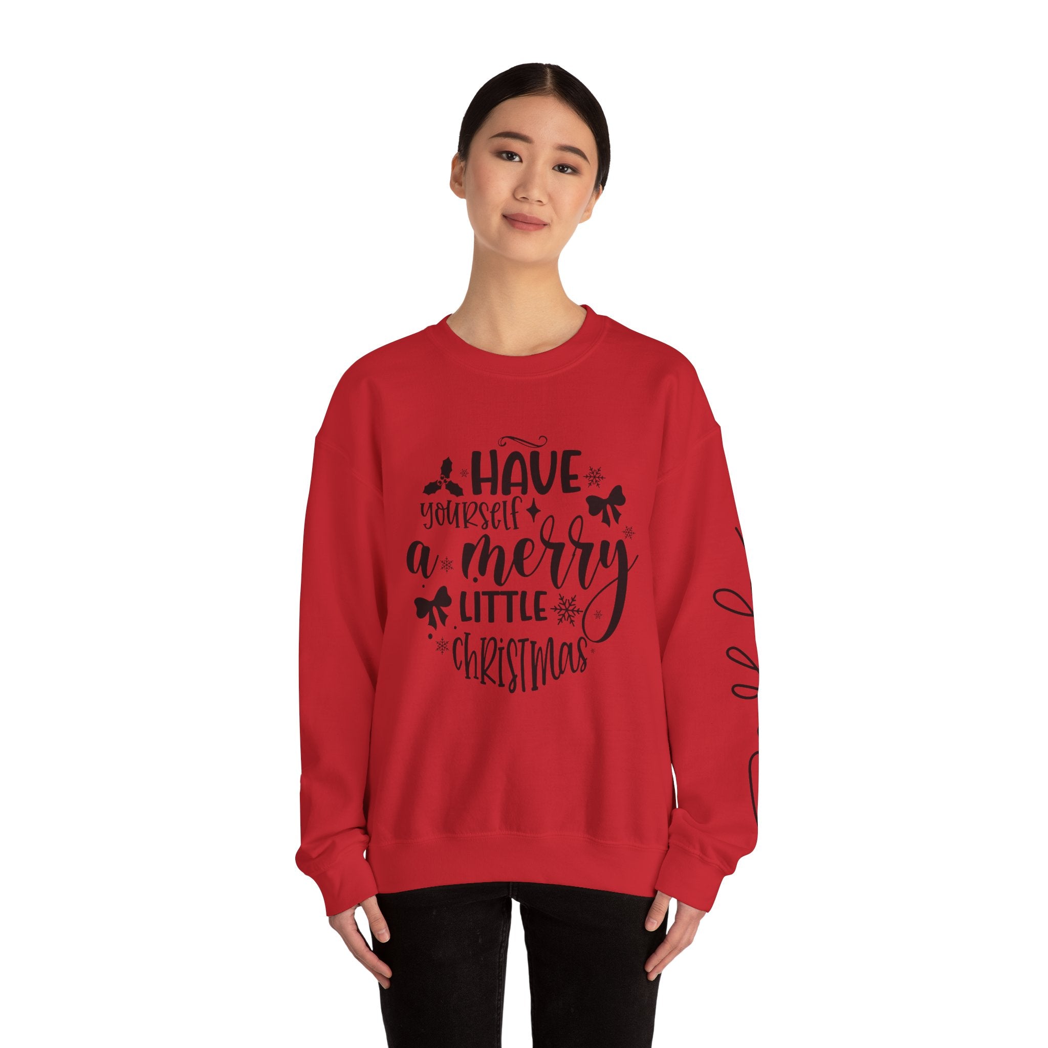 Xmas Shirts & Sweaters | Funny, Cute & Classic Christmas Designs Merry Christmas Crewneck Sweatshirt - Cozy Unisex Holiday Apparel
