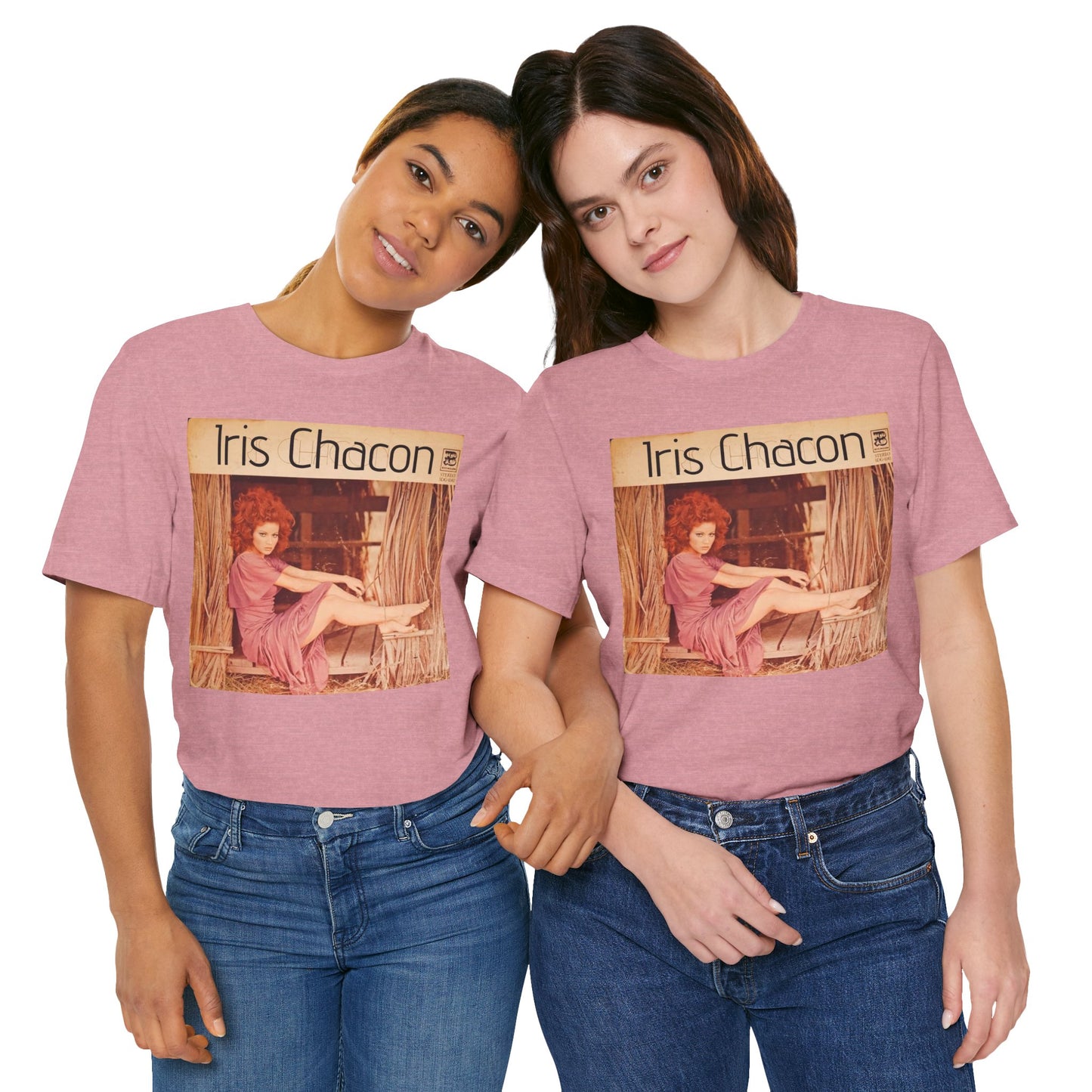 Retro Iris Chacon Unisex Tee, Vintage Music Shirt, Bohemian T-Shirt, Gift for Her, 90s Style Top