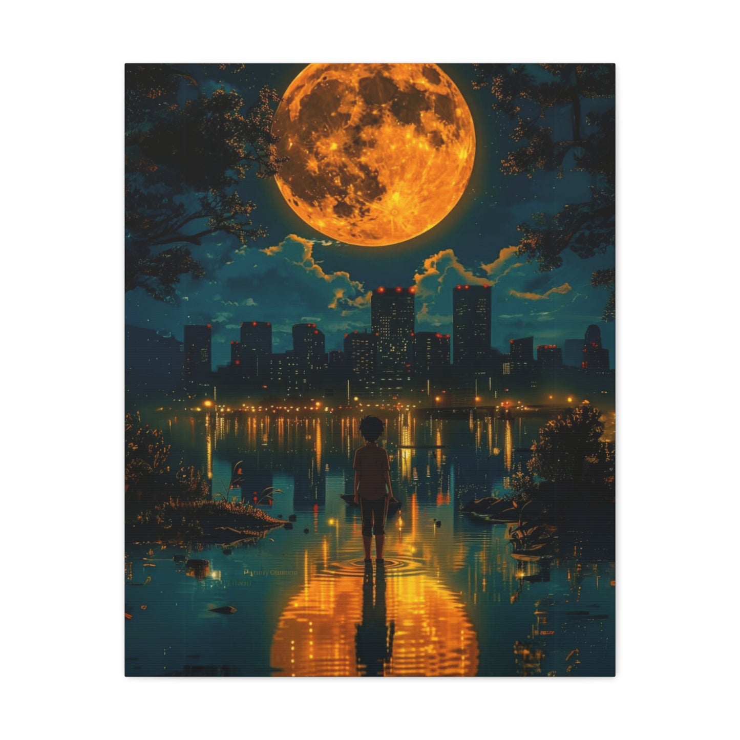 Because words have the power to move you let them live on your wall, Unique Nightscape Decoration, Perfect for Any Occasion