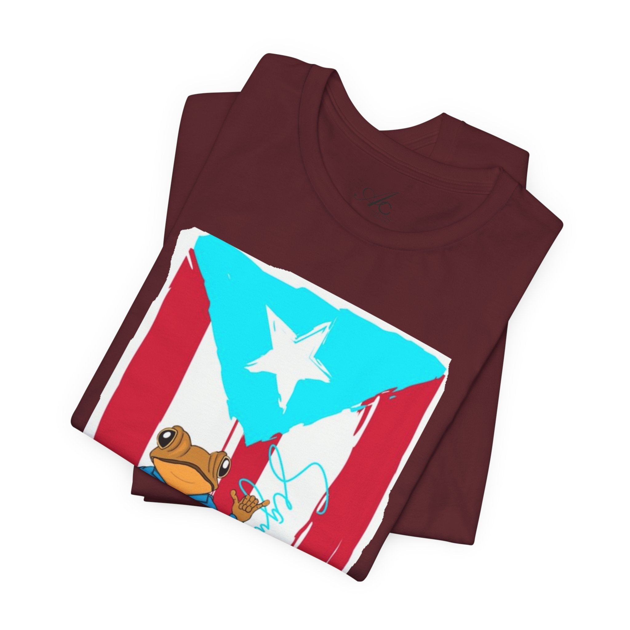 Puerto Rican Coqui Flag T‑Shirt  Boricua Pride Tee