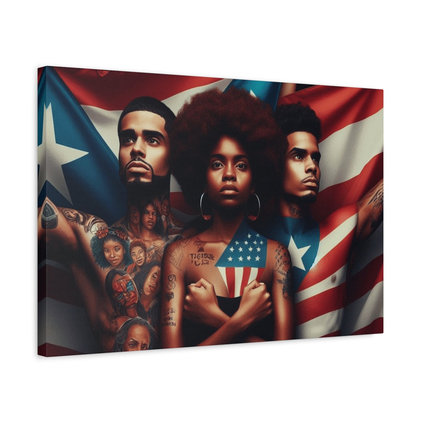 Rooted in Culture, Radiating Power Puerto Rican Wall Art, Unique Gift, Empowering Decor