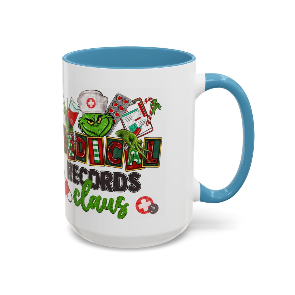 Medical Records Claus Coffee Mug — Funny Holiday Nurse & Medical Staff Gift (11/15oz) Medical Christmas Mug,