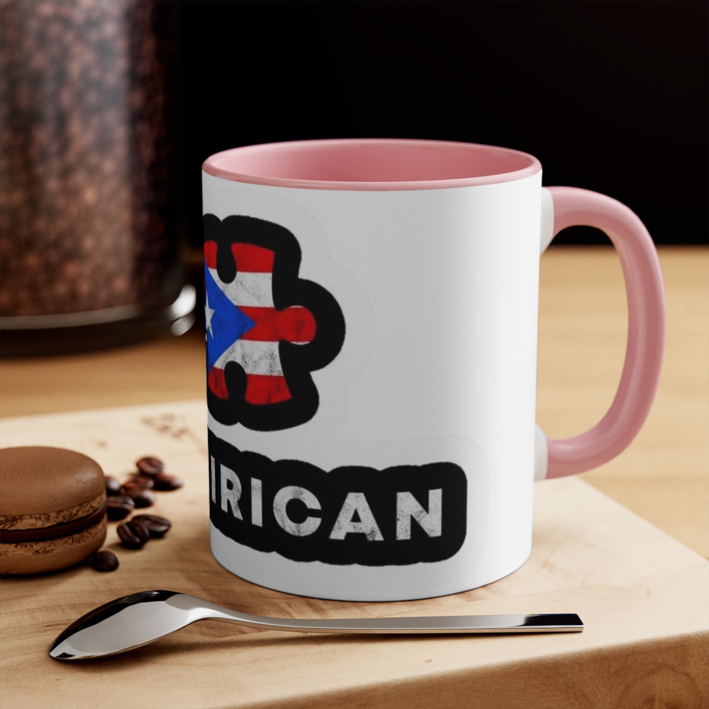 Boricua and Dominicano Caribbean Heritage Drinkware Accent Mugs