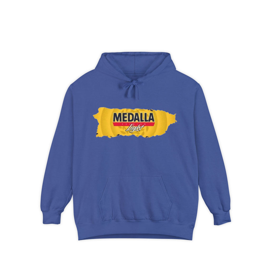 Medalla Light Logo Hoodie Vintage Beer Brand Pullover Puerto Rico Navidade
