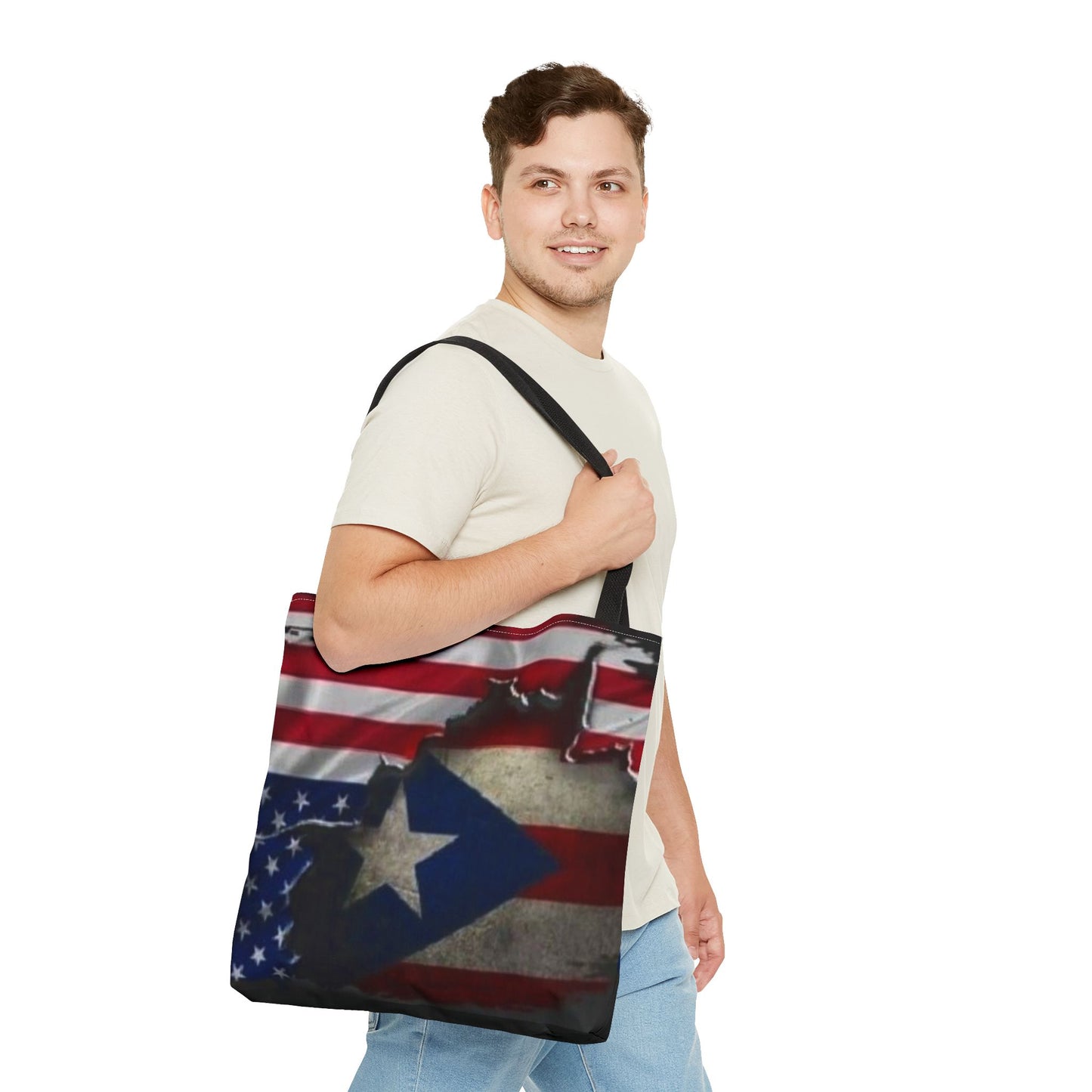 Carry Your Culture Puerto Rico Tote Bags with Island Pride 🇵🇷 Durable and Stylish Puerto Rico Tote Tote Bag (AOP)