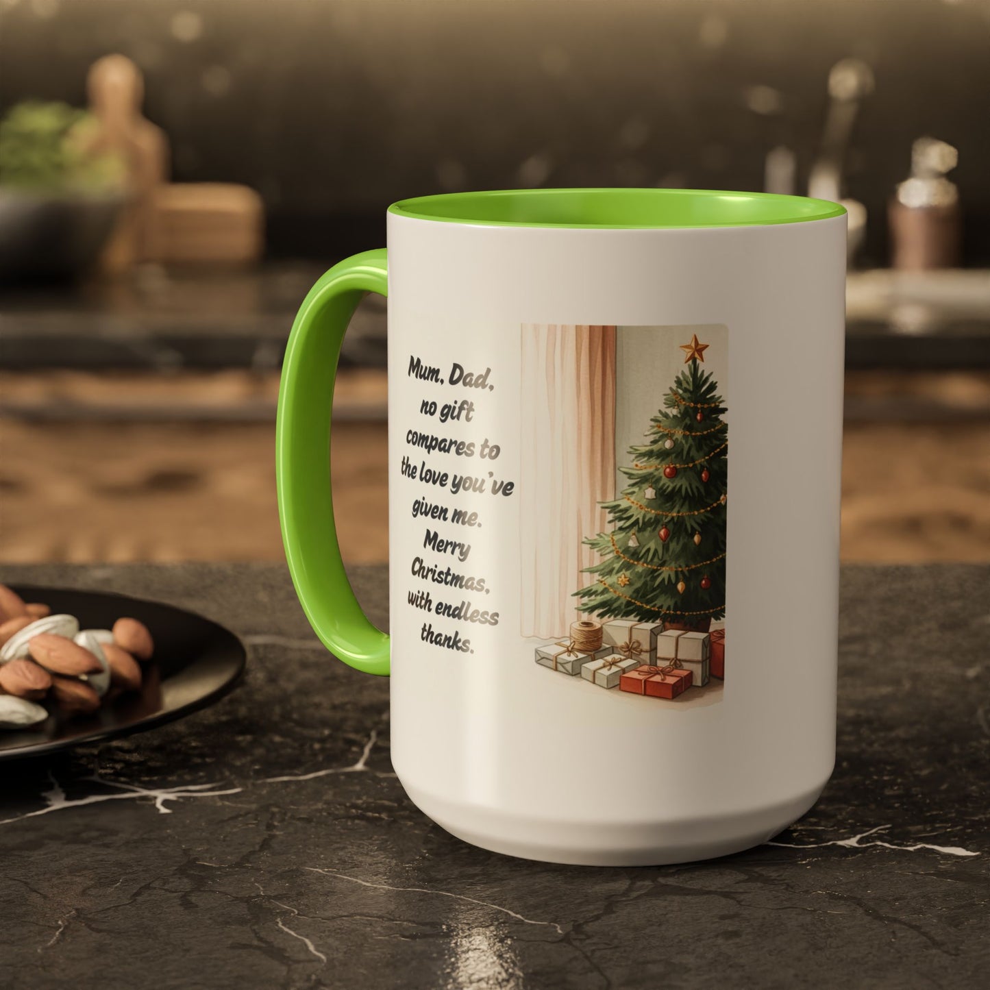 Christmas Mugs  Holiday Coffee Cups with Festive Quotes & Designs  Colorful 11oz & 15oz Coffee Cup with Heartfelt Message