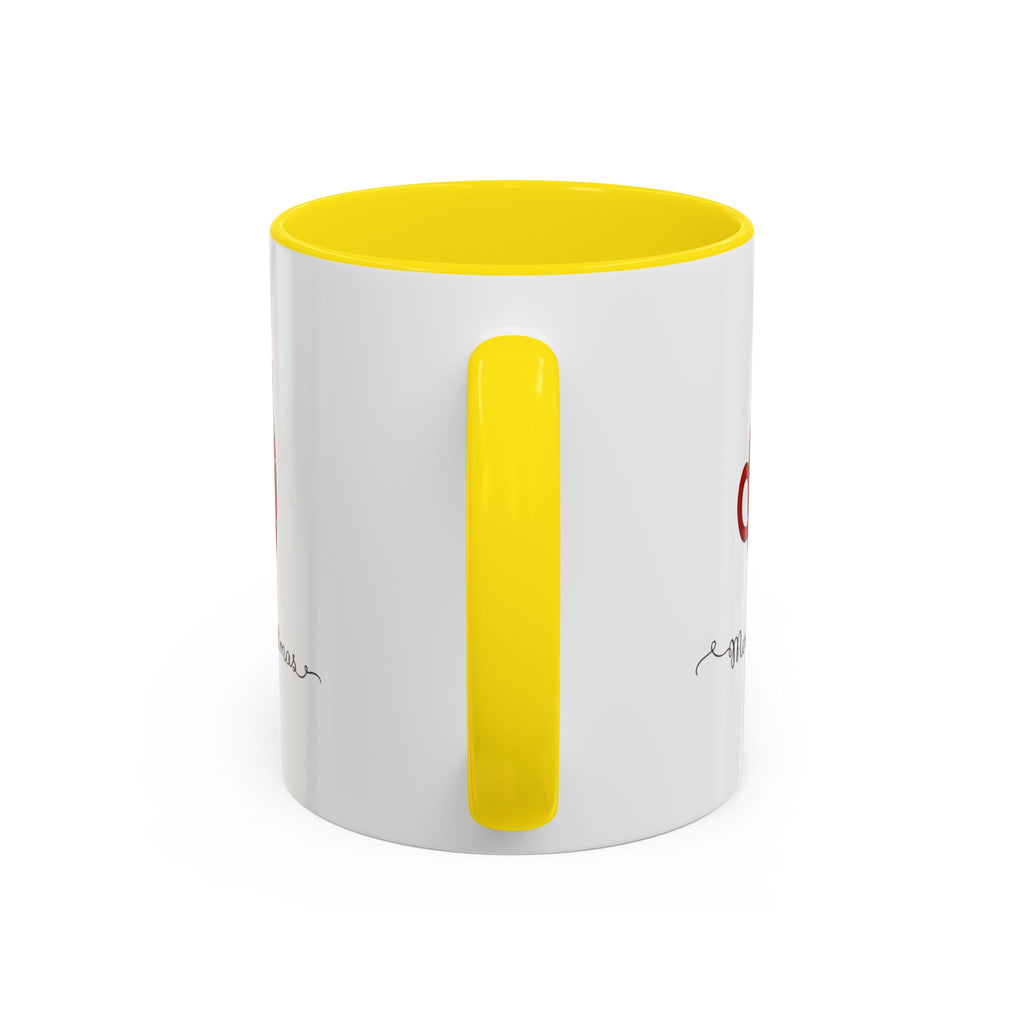 Christmas Cat Accent Mug "Merry Christmas" Polka Dot Holiday Coffee Cup Christmas Mugs Collection!