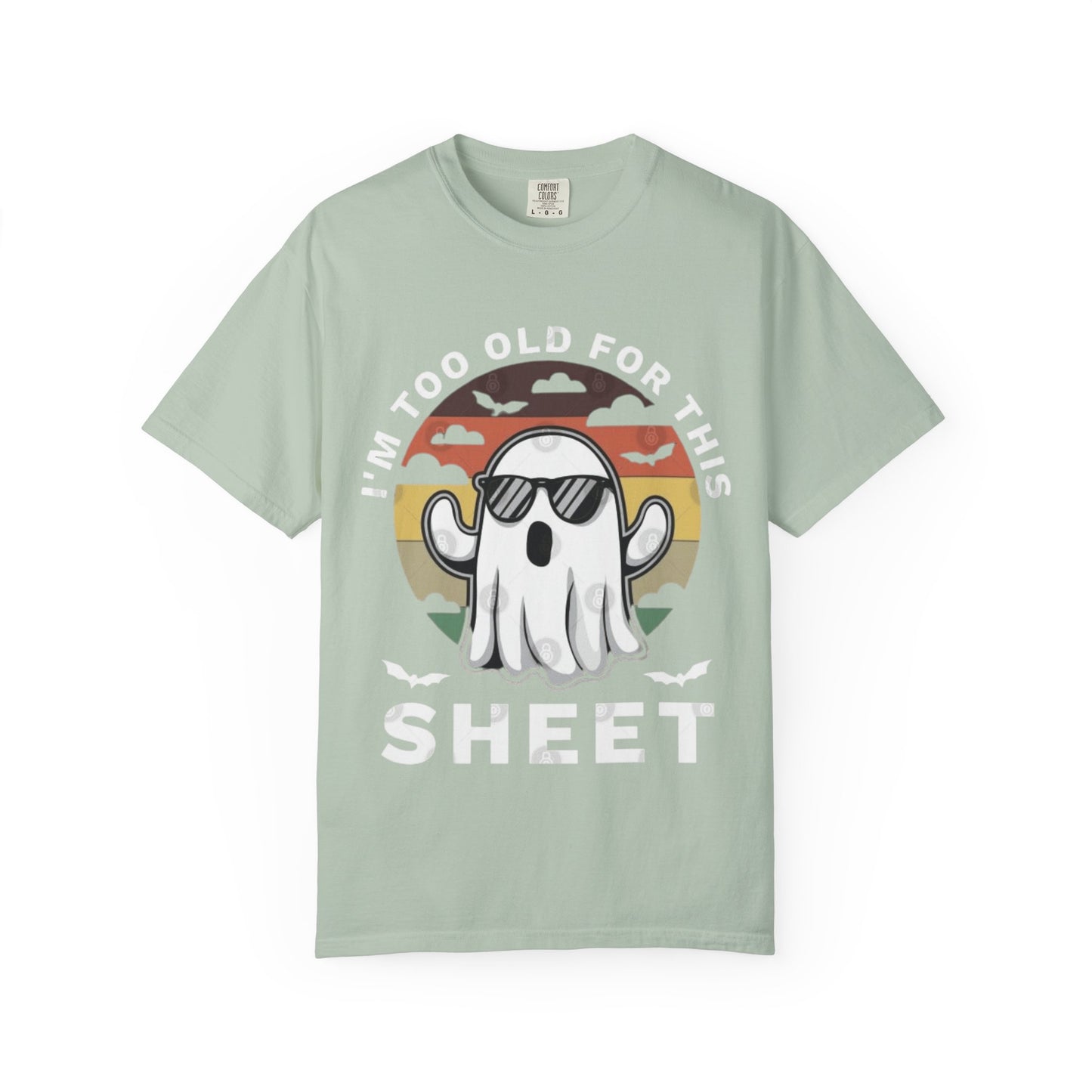 Ghostly Humor Unisex T-Shirt, Relaxed Vintage Tee, Halloween Apparel, Fun Gift, Casual Outfit, Quirky Statement Shirt, Ghost Sheet T-shirt