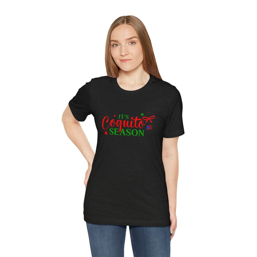 It's Coquito Season T-Shirt - Christmas Puerto Rican Holiday Cocktail Tee