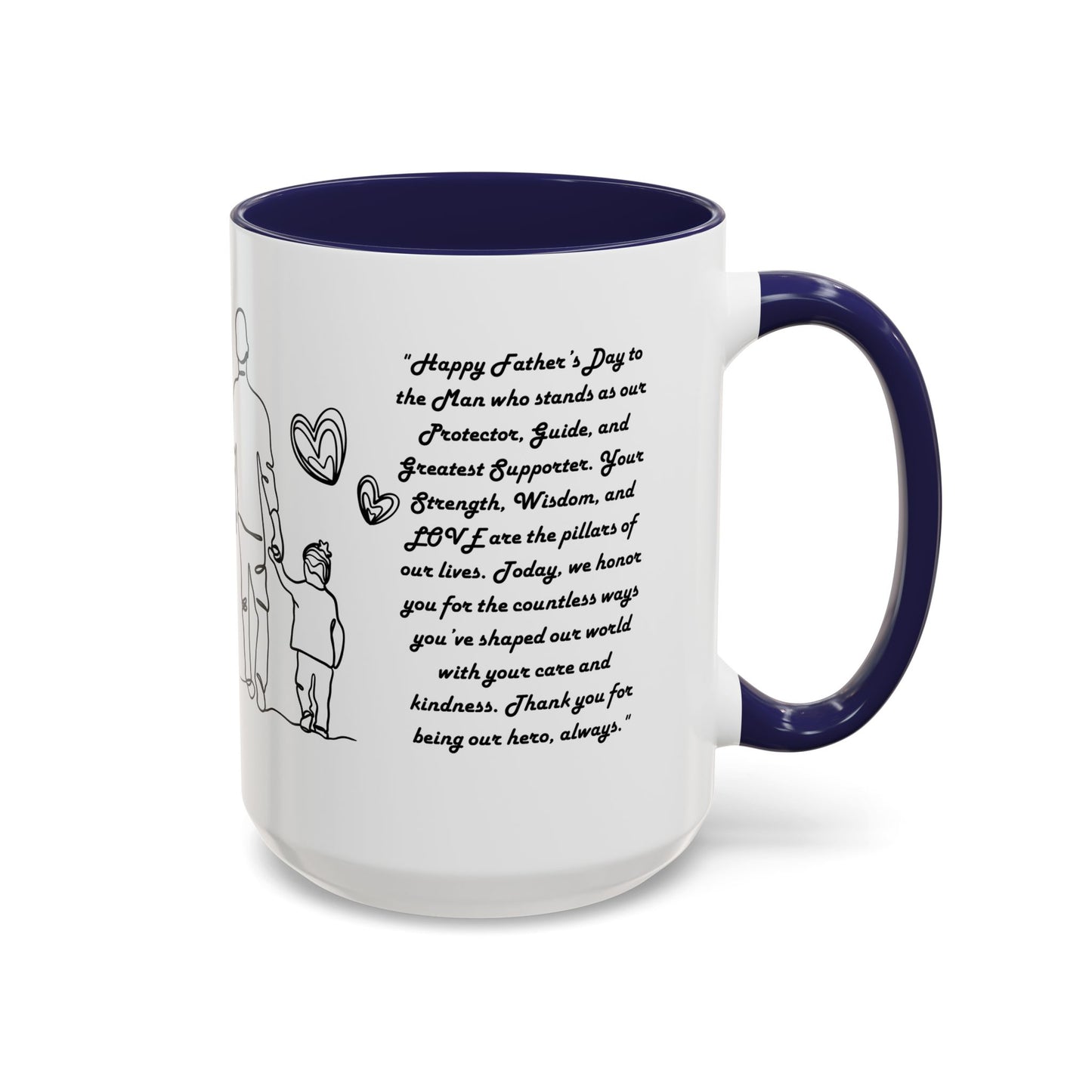 Fathers Day Mug Gift for Dad Funny Fathers Mug Accent Coffee Mug (11, 15oz)