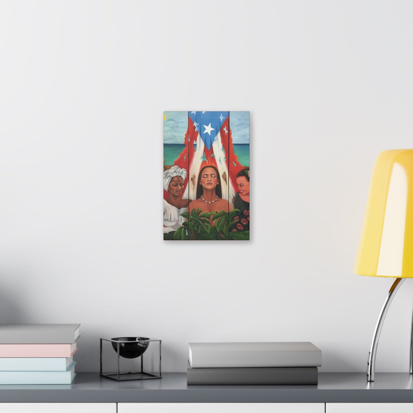 Capturing the Heart and Soul of Puerto Rican Art, Ethnic Canvas Print, Gift for Art Lovers, Beach-Themed Artwork