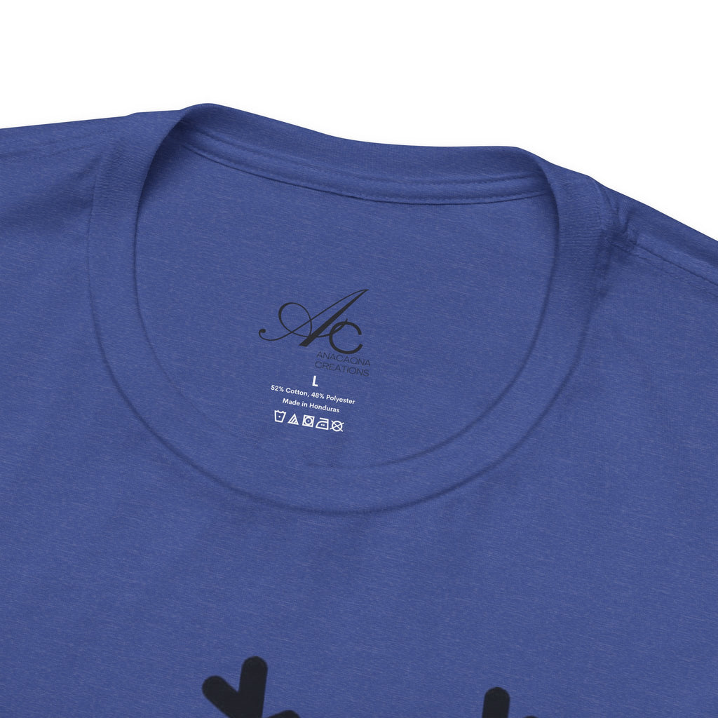 Christmas Reindeer Graphic Tee - Unisex Jersey Short Sleeve Shirt