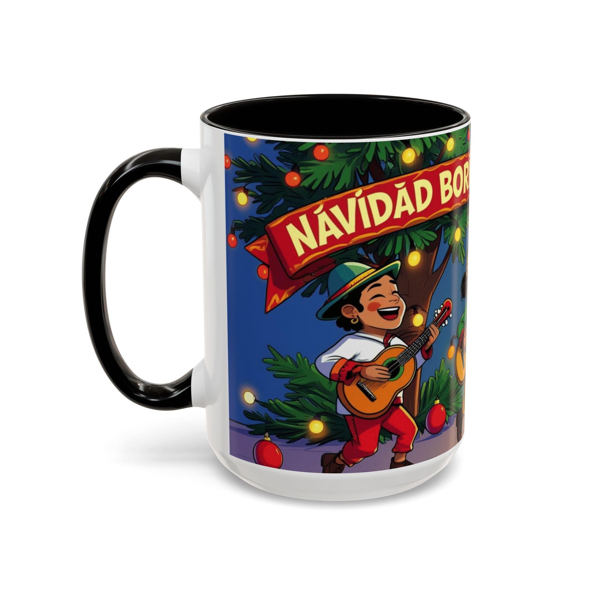 Navidad Boricua Mug Vibrant Puerto Rican Celebration Mug