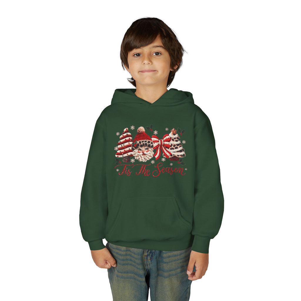 Youth Hoodie  Grinch Christmas Scene with 'Maybe Christmas' Quote