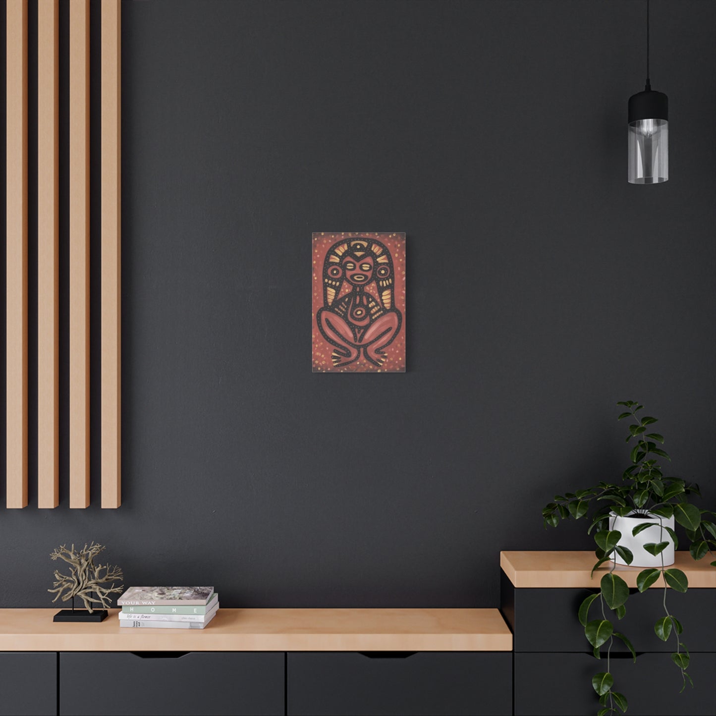 PUERTO RICO Culture Indians Inspired Print, Modern Tribal Artwork