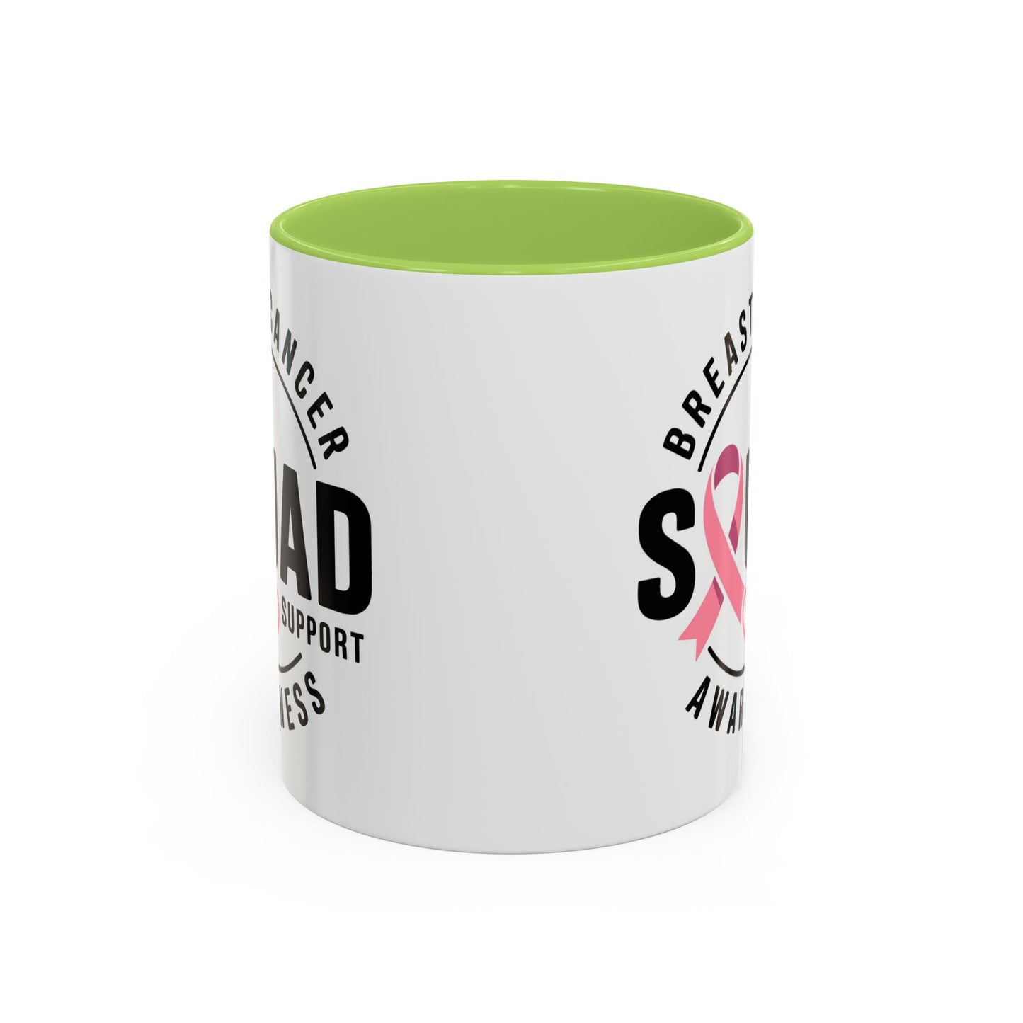 Breast Cancer Awareness Coffee Mug - Support Your Squad
