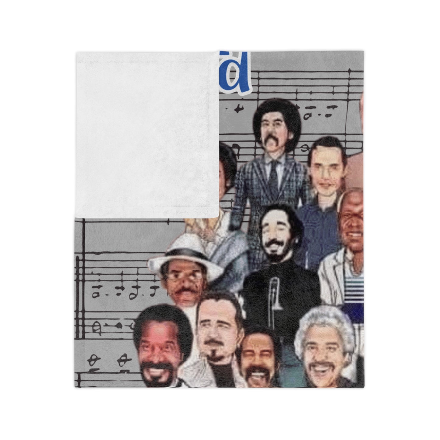 Wrap Yourself in Rhythm & Sabor Salsa Music Velveteen Microfiber Blanket | Cozy Throw for Music Lovers, Home Decor, Gifts, Jazz Nights, Chill Vibes