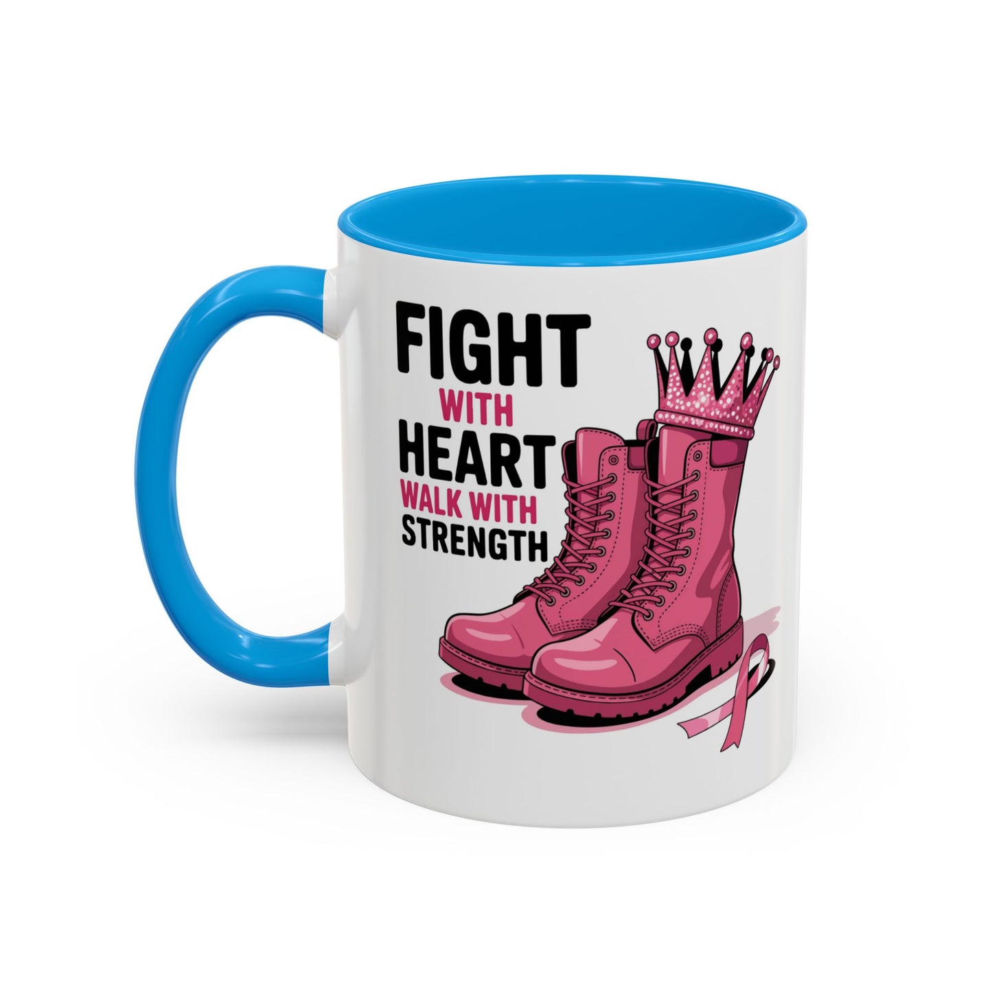You Beat It! Cancer Survivor Mug | Motivational Gift for Her or Him | Warrior Mug
