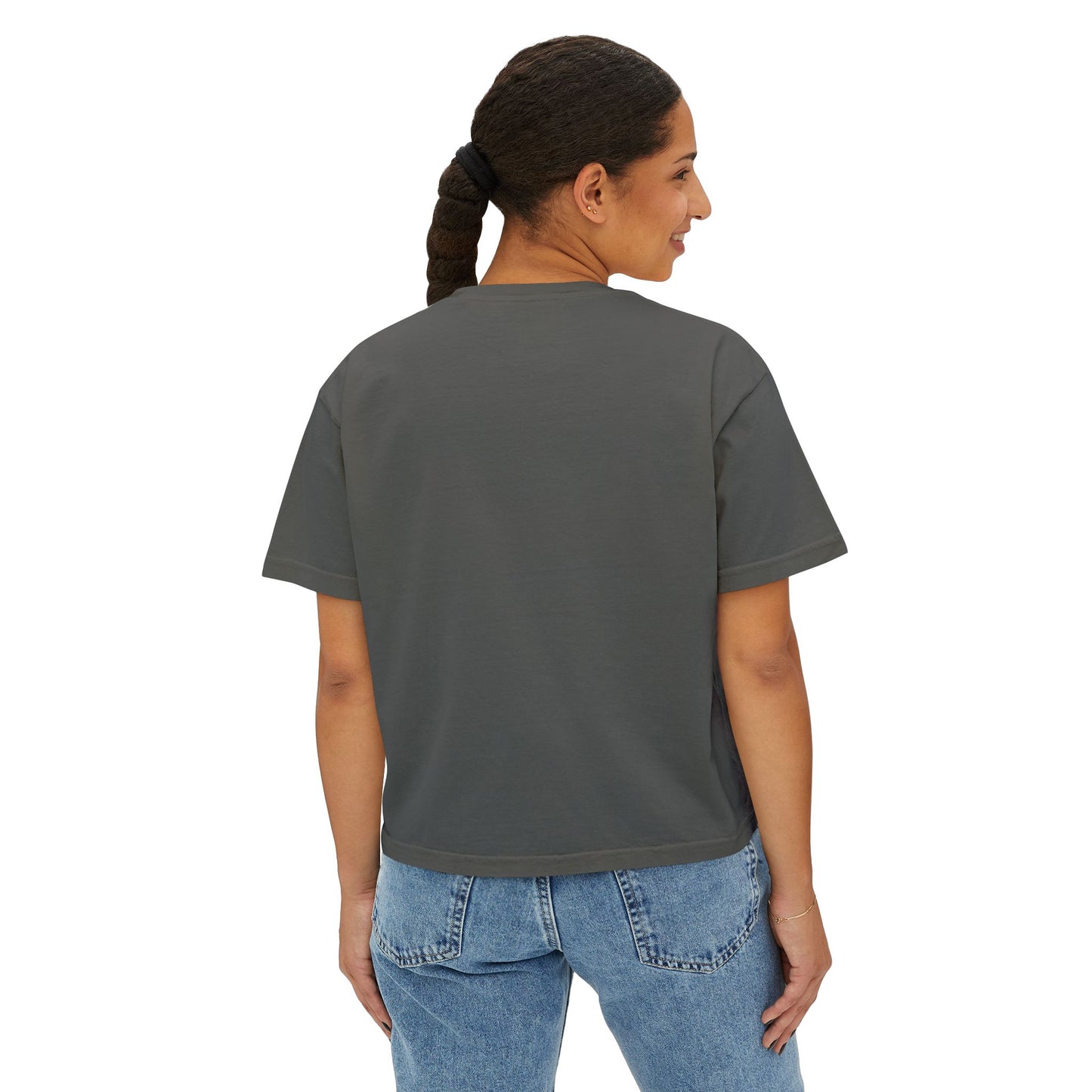 Edgy Vintage Women's Boxy Tee - Retro Graphic Tee, Casual Chic Top, Perfect Gift for Her, Streetwear Style, Iconic Vintage Fashion